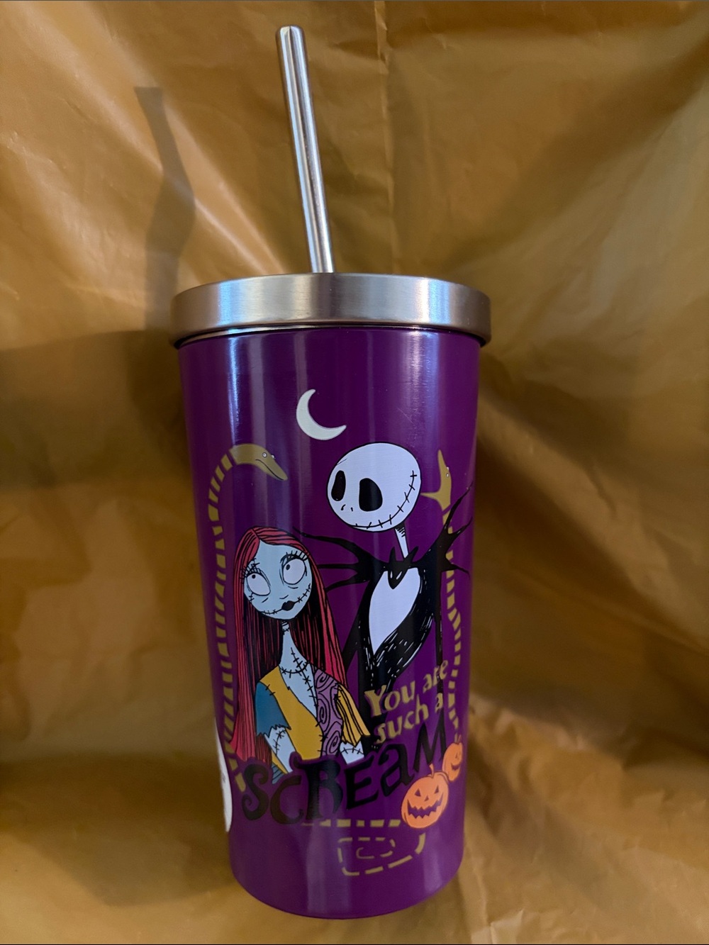 Jack, Sally, and Zero The Nightmare Before Christmas Tumbler